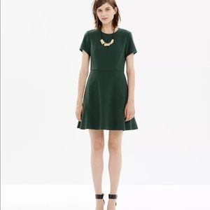 💋Madewell $155 Meter Hunter Green Dress